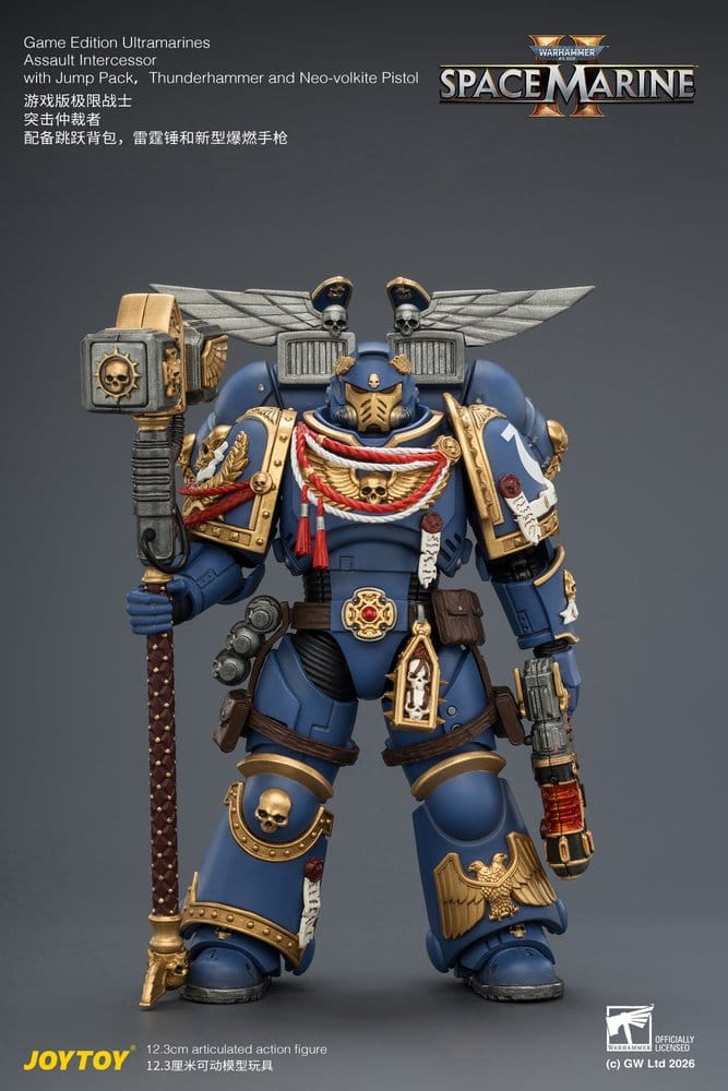 Warhammer Action Figure Game Edition Ultramarines Assault Intercessor 12 cm 6927054404421