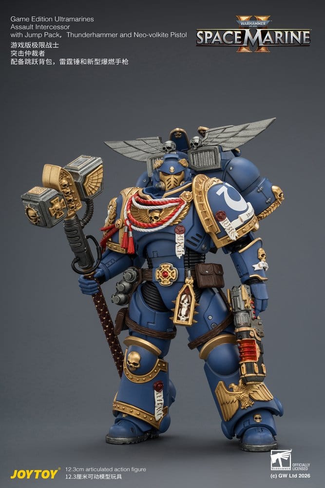 Warhammer Action Figure Game Edition Ultramarines Assault Intercessor 12 cm 6927054404421