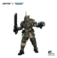 Warhammer Action Figure Astra Militarum Kasrkin 1 with Chainsword and Plasma Pistol 6927054404933