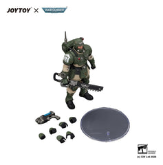 Warhammer Action Figure Astra Militarum Kasrkin 1 with Chainsword and Plasma Pistol 6927054404933