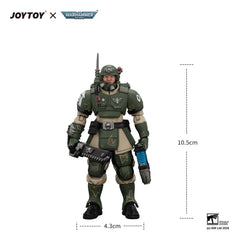 Warhammer Action Figure Astra Militarum Kasrkin 1 with Chainsword and Plasma Pistol 6927054404933