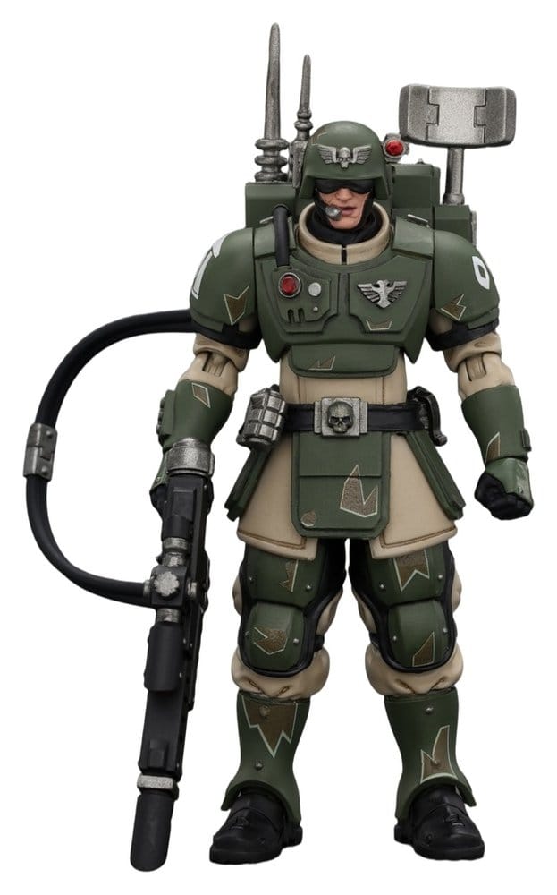 Warhammer Action Figure Astra Militarum Kasrkin 3 with Hot-shot Lasgun and Vox-caster 6927054404957
