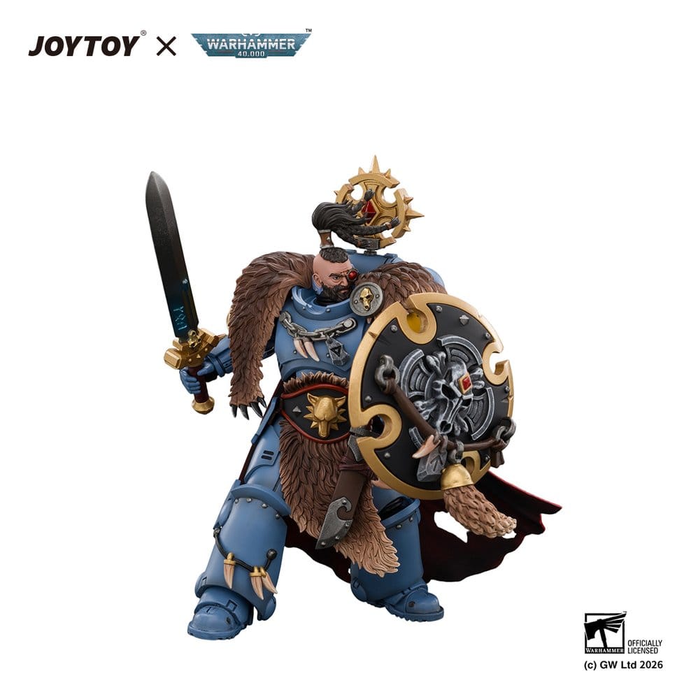 Space Marine Action Figure Space Wolves Wolf Guard Battle Leader 12 cm 6927054405312