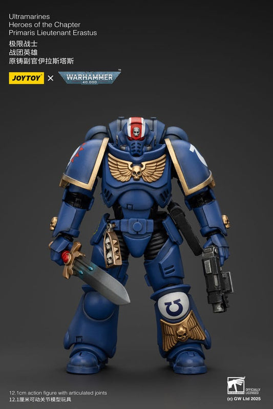 Warhammer 40k Action Figure 1/18 Ultramarines Heroes of the Chapter Primaris Lieutenant Erastus 20 cm 6973130372481