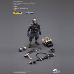 Warhammer 40k Action Figure 1/18 Death Korps of Krieg Veteran Squad Sergeant 10 cm 6973130372641