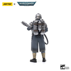 Warhammer 40k Action Figure 1/18 Death Korps of Krieg Veteran Squad Guardsman with Flamer 10 cm 6973130372672