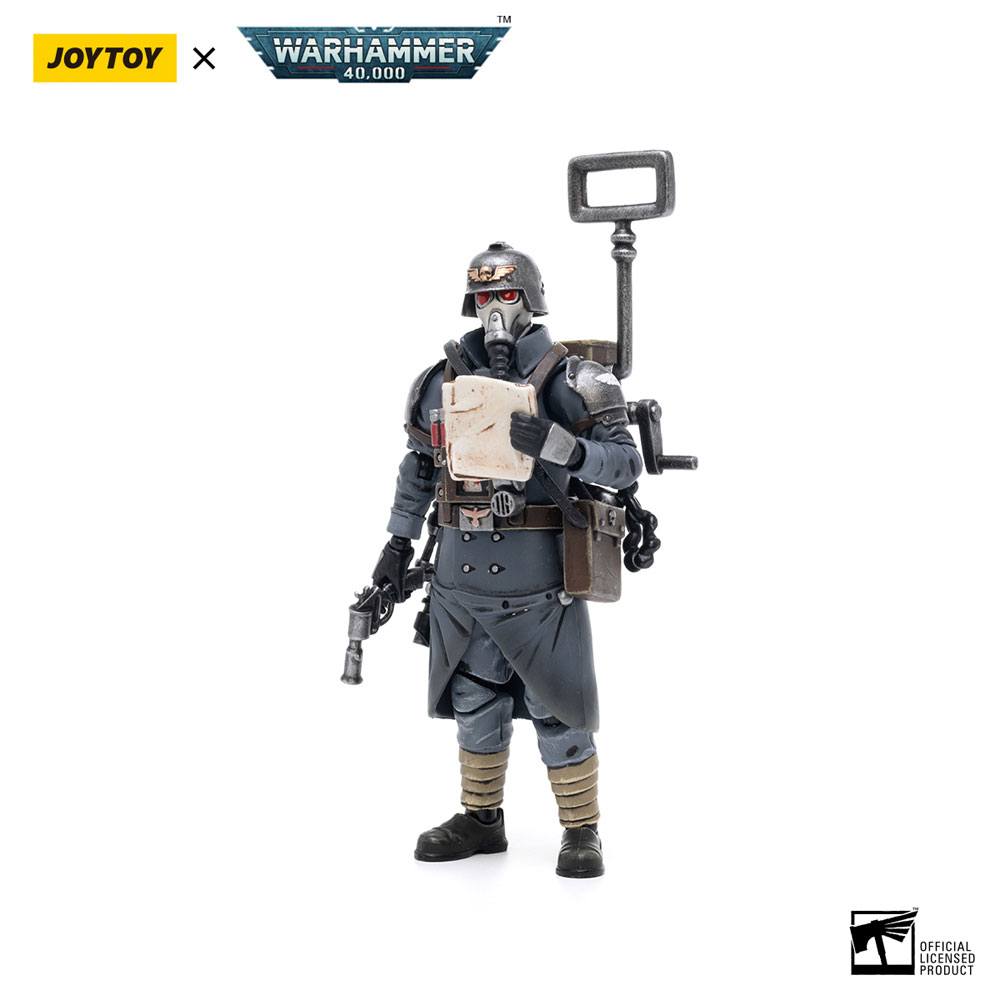 Warhammer 40k Action Figure 1/18 Death Korps of Krieg Veteran Squad Guardsman Communications Specialist 10 cm 6973130372689
