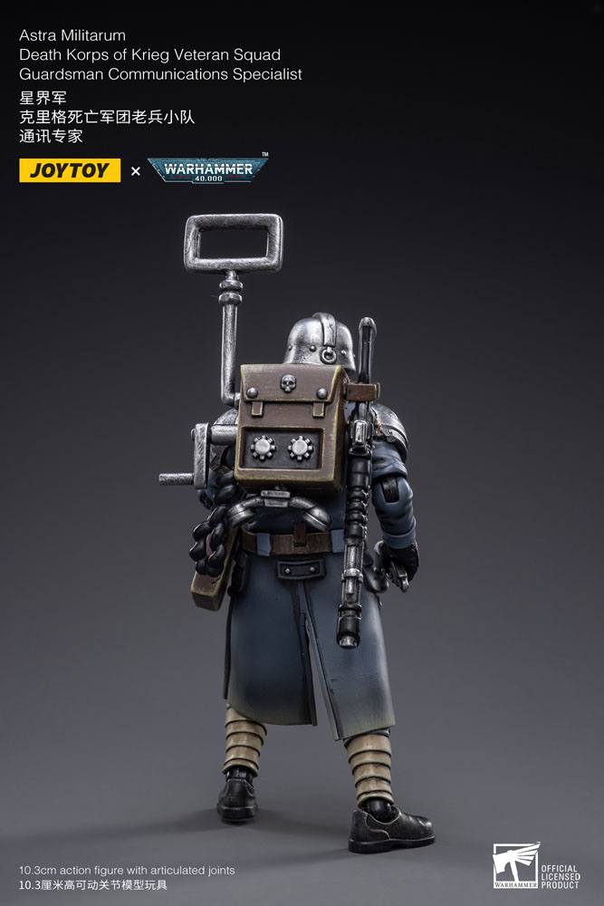 Warhammer 40k Action Figure 1/18 Death Korps of Krieg Veteran Squad Guardsman Communications Specialist 10 cm 6973130372689