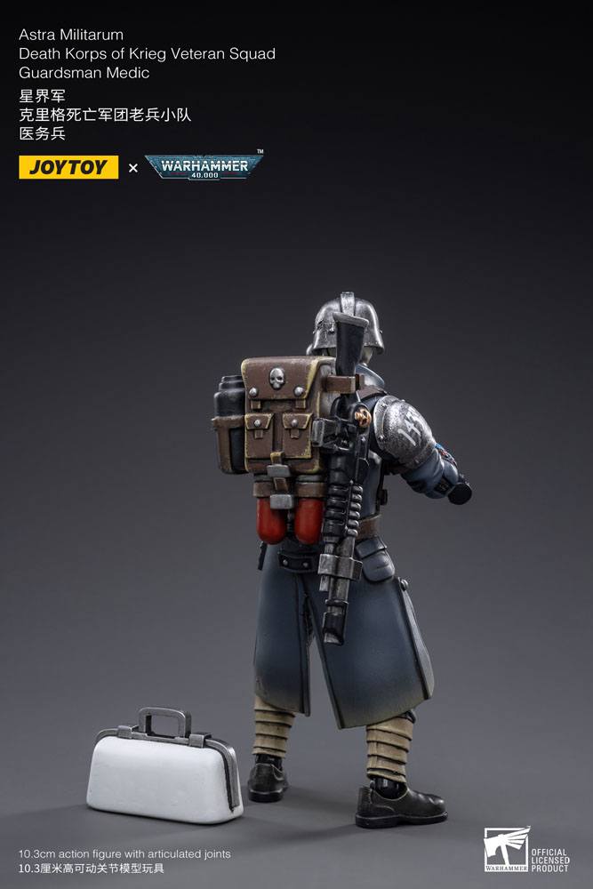 Warhammer 40k Action Figure 1/18 Death Korps of Krieg Veteran Squad Guardsman Medic 10 cm 6973130372696