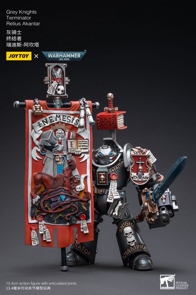 Warhammer 40k Actionfigur 1/18 Grey Knights Terminator Retius Akantar 13 cmWarhammer 40k Action Figure 1/18 Grey Knights Terminator Retius Akantar 13 cmWarhammer 40k figurine 1/18 Grey Knights Terminator Retius Akantar 13 cmWarhammer 40k Figura 1/18 Grey  6973130373198