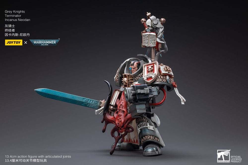Warhammer 40k Actionfigur 1/18 Grey Knights Terminator Incanus Neodan 13 cmWarhammer 40k Action Figure 1/18 Grey Knights Terminator Incanus Neodan 13 cmWarhammer 40k figurine 1/18 Grey Knights Terminator Incanus Neodan 13 cmWarhammer 40k Figura 1/18 Grey  6973130373204
