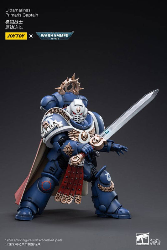 Warhammer 40k Action Figure 1/18 Ultramarines Primaris Captain 12 cm 6973130373297