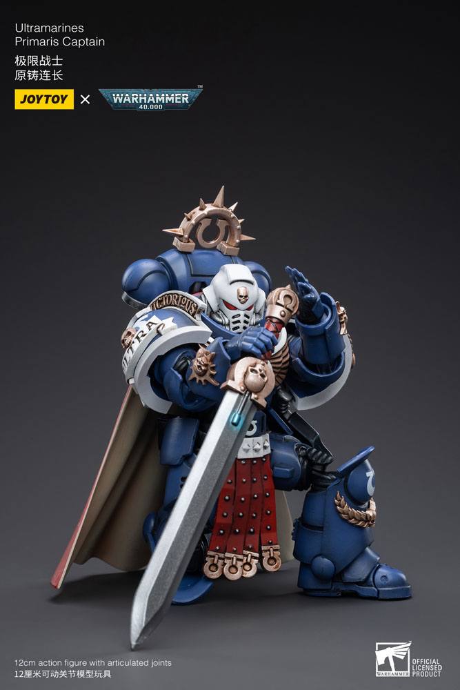 Warhammer 40k Action Figure 1/18 Ultramarines Primaris Captain 12 cm 6973130373297