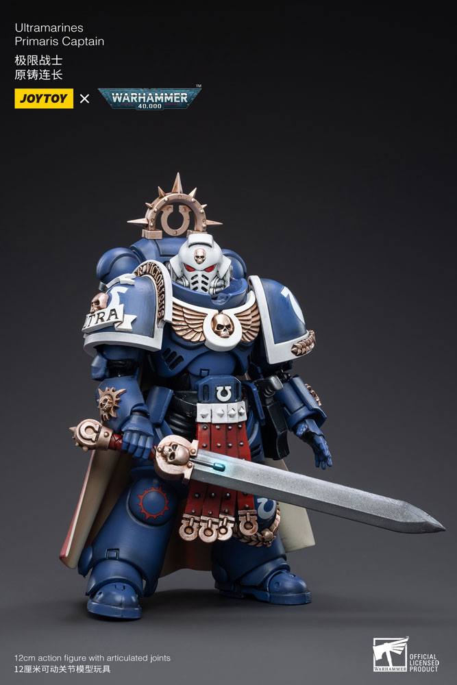 Warhammer 40k Action Figure 1/18 Ultramarines Primaris Captain 12 cm 6973130373297