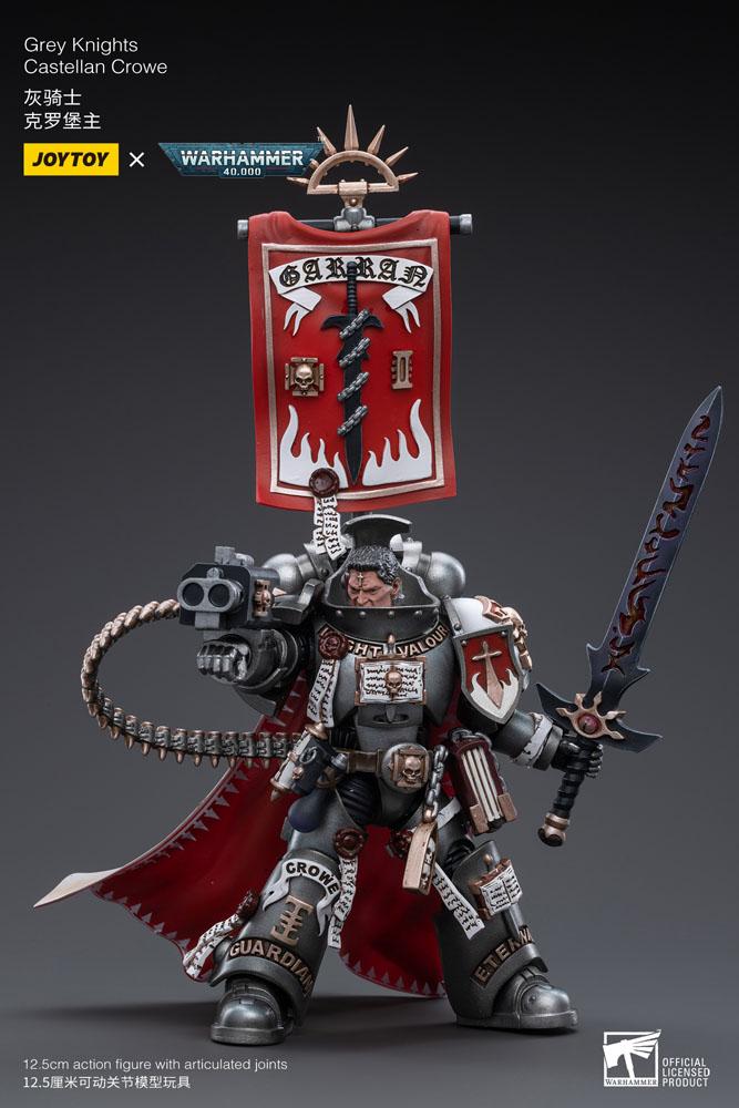 Warhammer 40k Action Figure 1/18 Grey Knights Castellan Crowe 12 cm 6973130373518