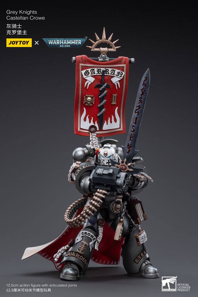Warhammer 40k Action Figure 1/18 Grey Knights Castellan Crowe 12 cm 6973130373518