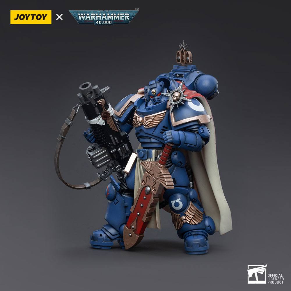 Warhammer 40k Action Figure 1/18 Ultramarines Captain with Master-Crafted Heavy Bolt Rifle 12 cm 6973130373556