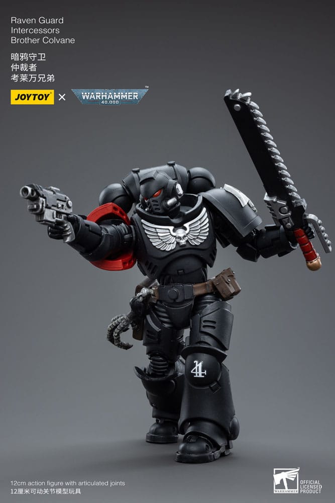 Warhammer 40k Action Figure 1/18 Raven Guard  6973130374591