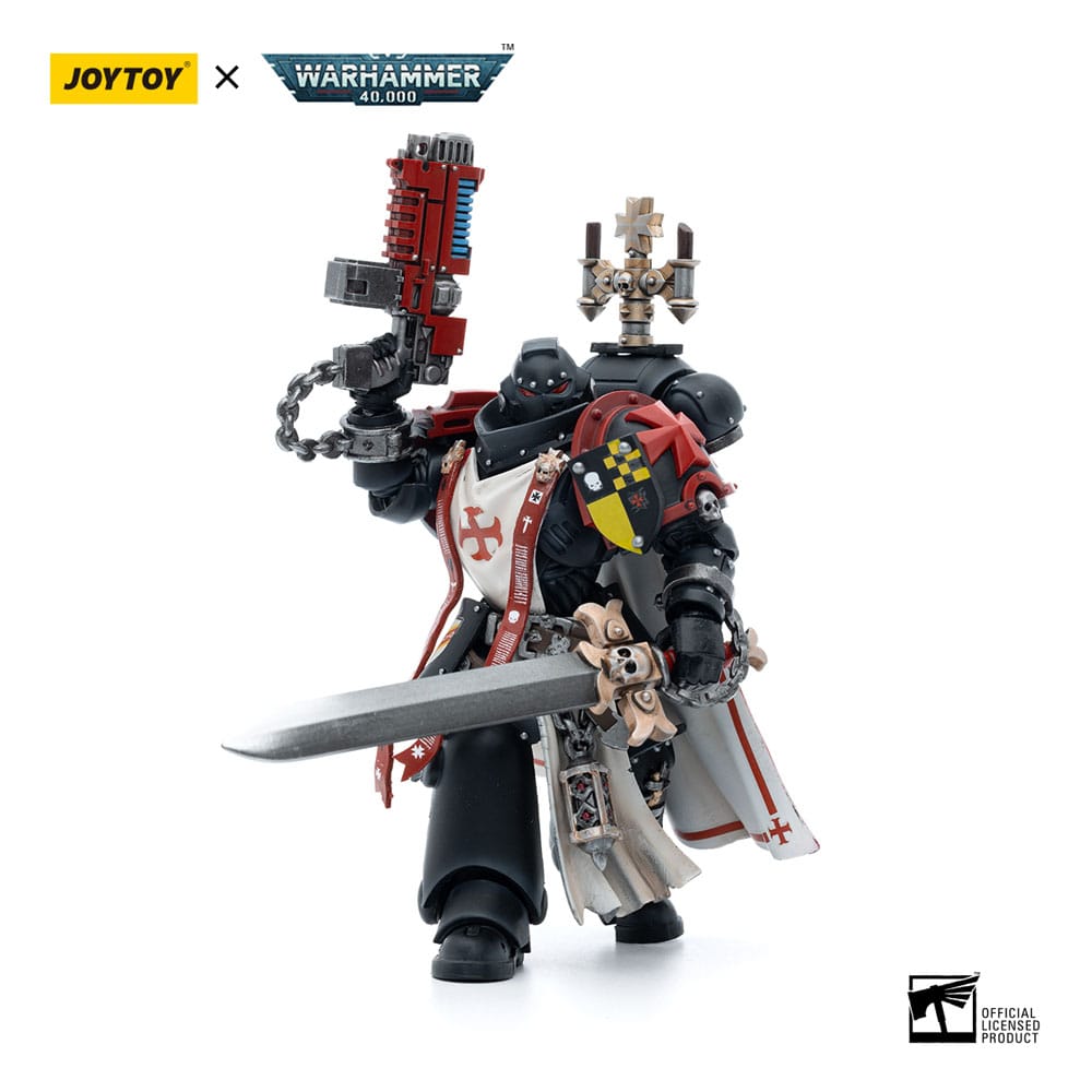 Warhammer 40k Action Figure 1/18 Black Templars Sword Brethren Brother Lombast 12 cm 6973130374850