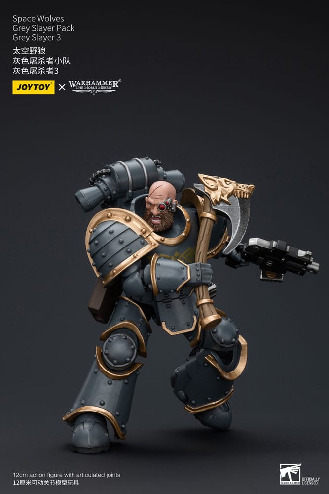 Warhammer The Horus Heresy Action Figure 1/18 Space Wolves Grey Slayer Pack Grey Slayer 3 12 cm 6973130376076