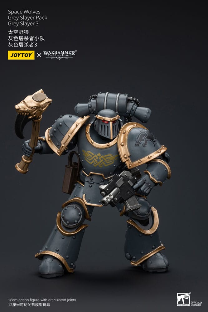 Warhammer The Horus Heresy Action Figure 1/18 Space Wolves Grey Slayer Pack Grey Slayer 3 12 cm 6973130376076