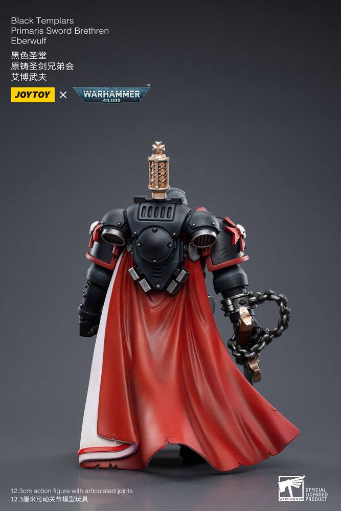 Warhammer 40k Action Figure 1/18 Black Templars Primaris Sword Brethren Eberwulf 12 cm 6973130376502