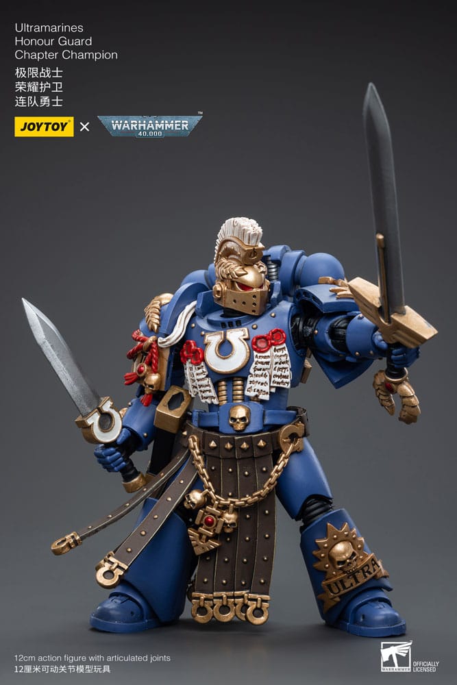 Warhammer 40k Action Figure 1/18 Ultramarines Honour Guard Chapter Champion 12 cm 6973130376526