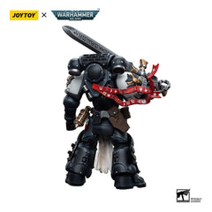 Warhammer 40k Action Figure 1/18 Black Templars Emperor's Champion Bayard's Revenge 12 cm 6973130376557