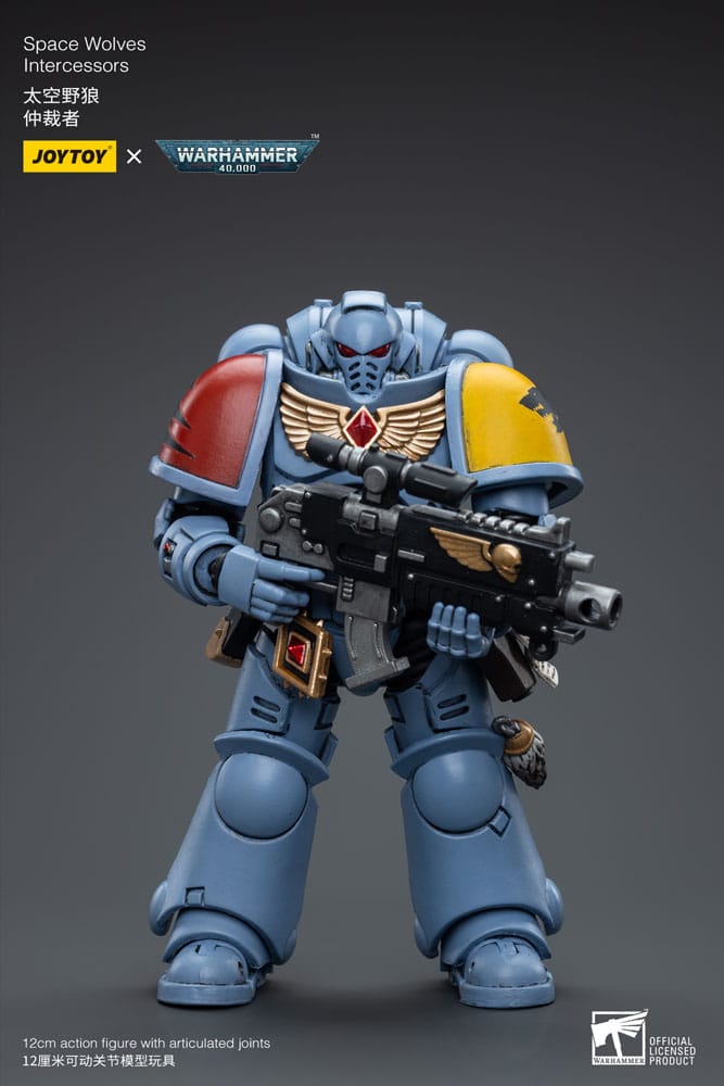 Warhammer 40k Action Figure 1/18 Space Wolves Intercessors 12 cm 6973130376625