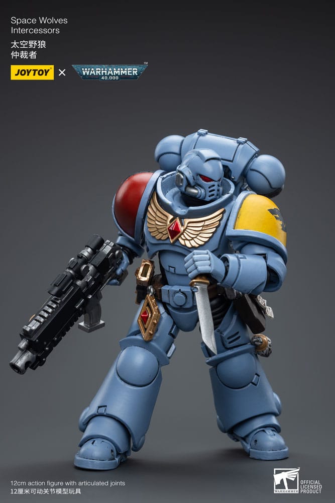 Warhammer 40k Action Figure 1/18 Space Wolves Intercessors 12 cm 6973130376625