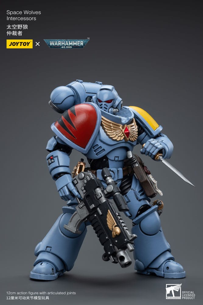 Warhammer 40k Action Figure 1/18 Space Wolves Intercessors 12 cm 6973130376625