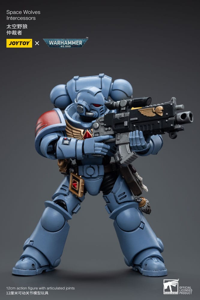 Warhammer 40k Action Figure 1/18 Space Wolves Intercessors 12 cm 6973130376625