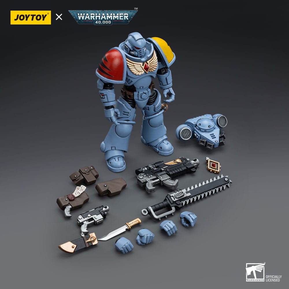 Warhammer 40k Action Figure 1/18 Space Wolves Intercessors 12 cm 6973130376625