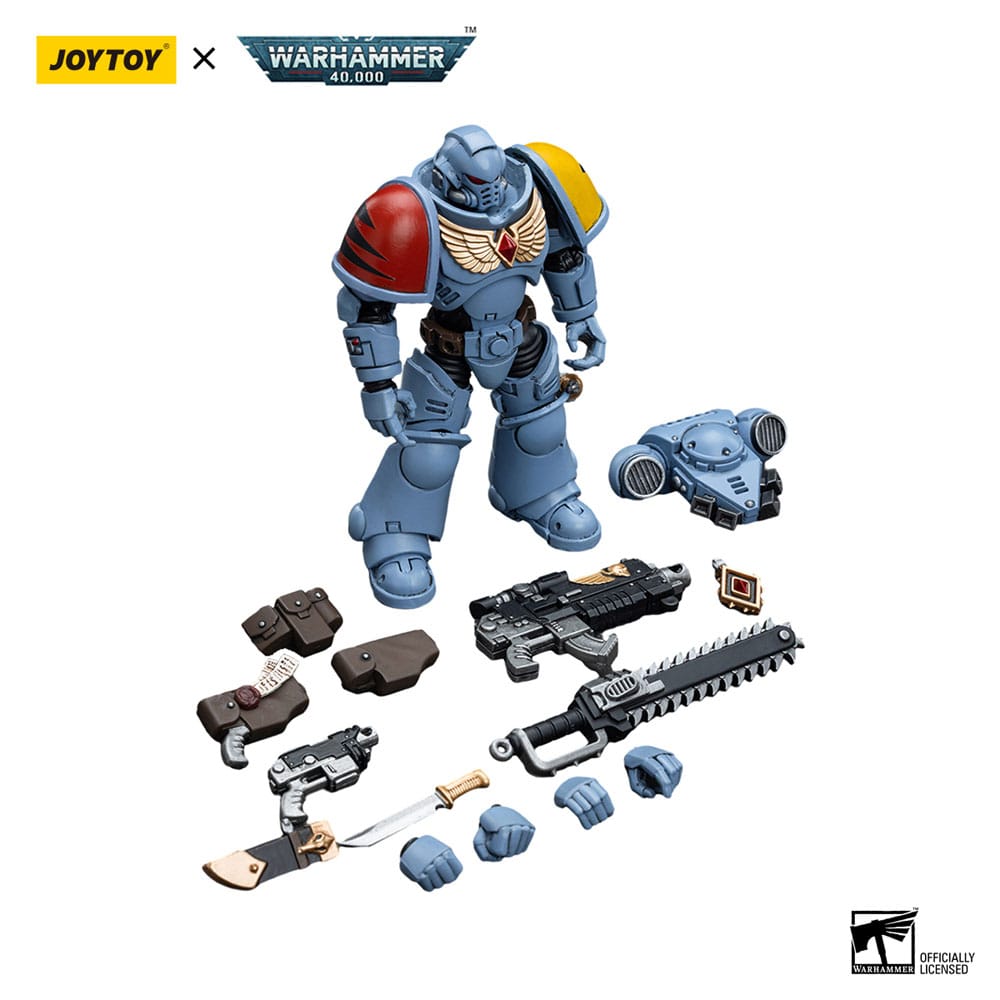 Warhammer 40k Action Figure 1/18 Space Wolves Intercessors 12 cm 6973130376625