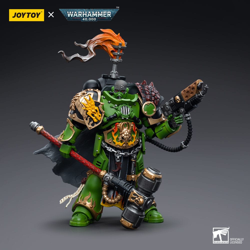 Warhammer 40k Action Figure 1/18 Salamanders Captain Adrax Agatone 12 cm 6973130376809