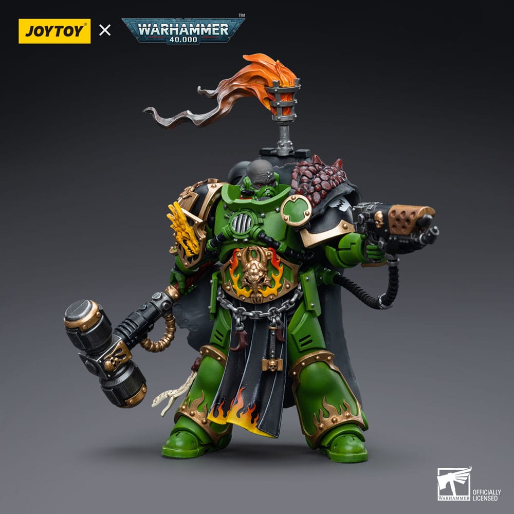 Warhammer 40k Action Figure 1/18 Salamanders Captain Adrax Agatone 12 cm 6973130376809