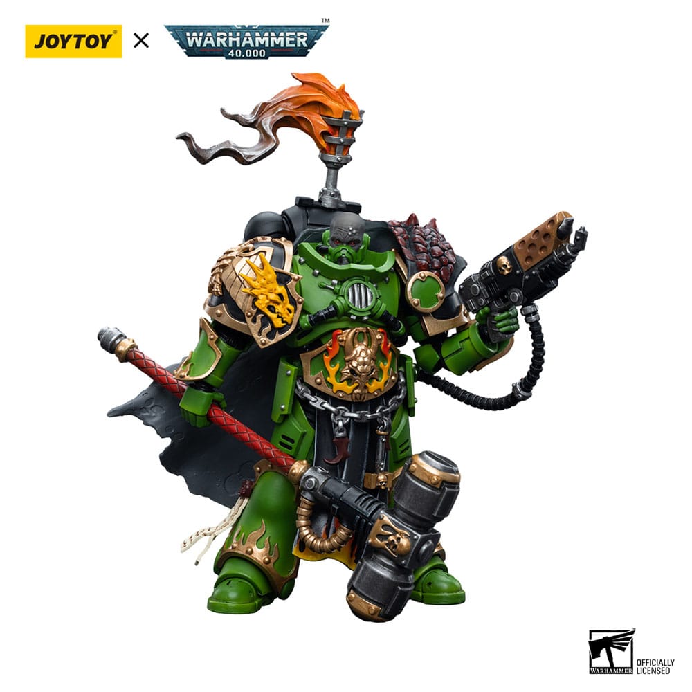 Warhammer 40k Action Figure 1/18 Salamanders Captain Adrax Agatone 12 cm 6973130376809