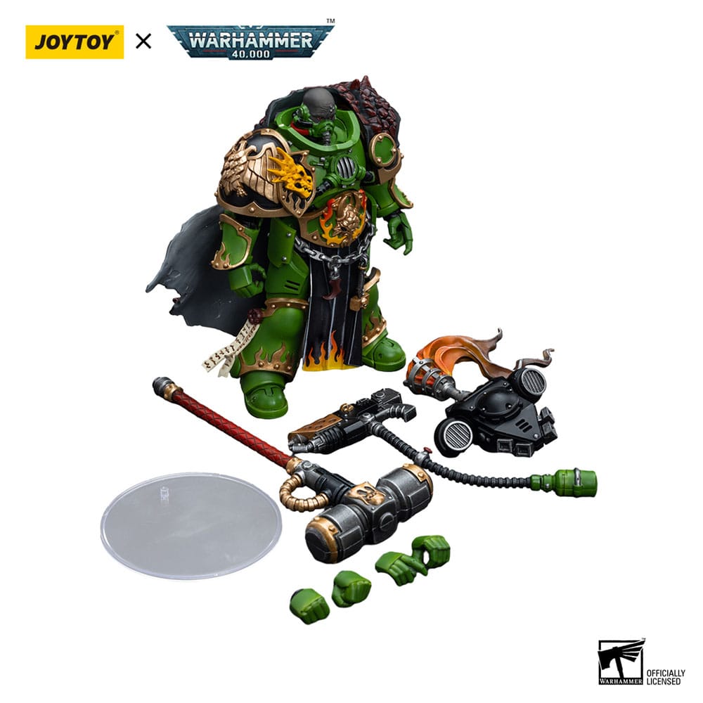 Warhammer 40k Action Figure 1/18 Salamanders Captain Adrax Agatone 12 cm 6973130376809