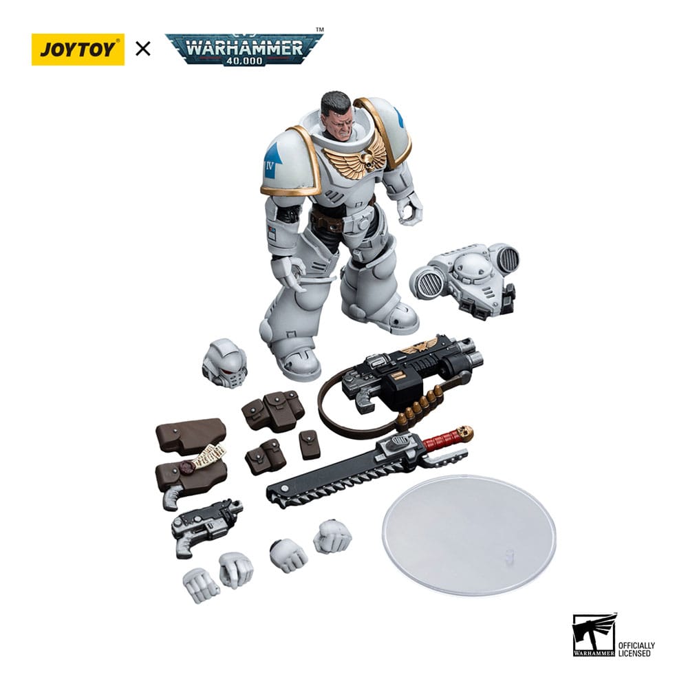 Warhammer 40k Action Figure 1/18 Space Marines White Consuls Intercessors 1 12 cm 6973130376847