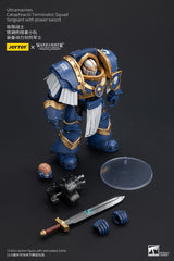 Warhammer The Horus Heresy Action Figure 1/18 Ultramarines Cataphractii Terminator Squad Sergeant with Power Sword 14 cm 6973130376953