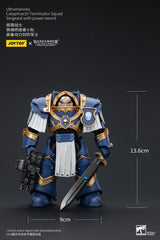 Warhammer The Horus Heresy Action Figure 1/18 Ultramarines Cataphractii Terminator Squad Sergeant with Power Sword 14 cm 6973130376953
