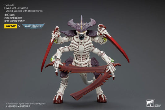 Warhammer 40k Action Figure 1/18 Tyranids Hive Fleet Leviathan Tyranid Warrior with Boneswords 12 cm 6973130377004