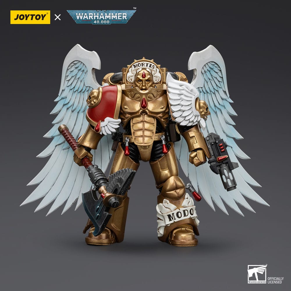 Warhammer 40,000 Action Figure 1/18 Blood Angels Sanguinary Guard with Encarmine Axe and Inferno Pistol 12 cm 6973130377172