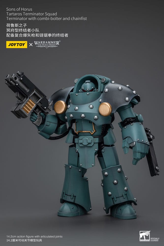 Warhammer The Horus Heresy Action Figure 1/18 Tartaros Terminator Squad Terminator With Combi-Bolter And Chainfist 12 cm 6973130377271