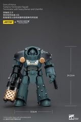 Warhammer The Horus Heresy Action Figure 1/18 Tartaros Terminator Squad Terminator With Heavy Flamer And Chainfist 12 cm 6973130377288