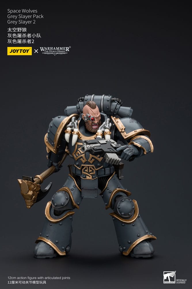 Warhammer The Horus Heresy Action Figure 1/18 Space Wolves Grey Slayer Pack Grey Slayer 2 12 cm 6973130377516