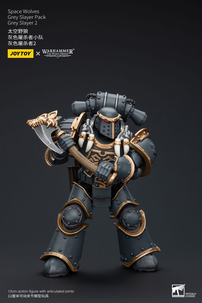 Warhammer The Horus Heresy Action Figure 1/18 Space Wolves Grey Slayer Pack Grey Slayer 2 12 cm 6973130377516