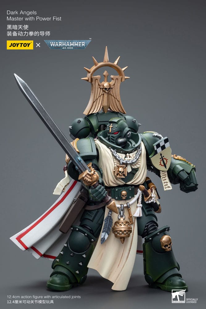 Warhammer 40k Action Figure 1/18 Dark Angels Master with Power Fist 12 cm 6973130377691