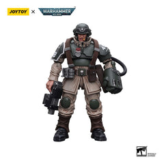 Warhammer 40k Action Figure 1/18 Astra Militarum Cadian Command Squad Veteran Sergeant with Power Fist 12 cm 6973130377936