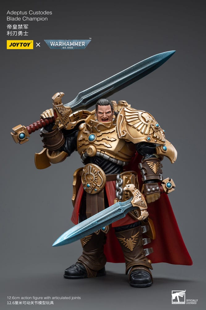 Warhammer 40k Action Figure 1/18 Adeptus Custodes Blade Champion 12 cm 6973130378124